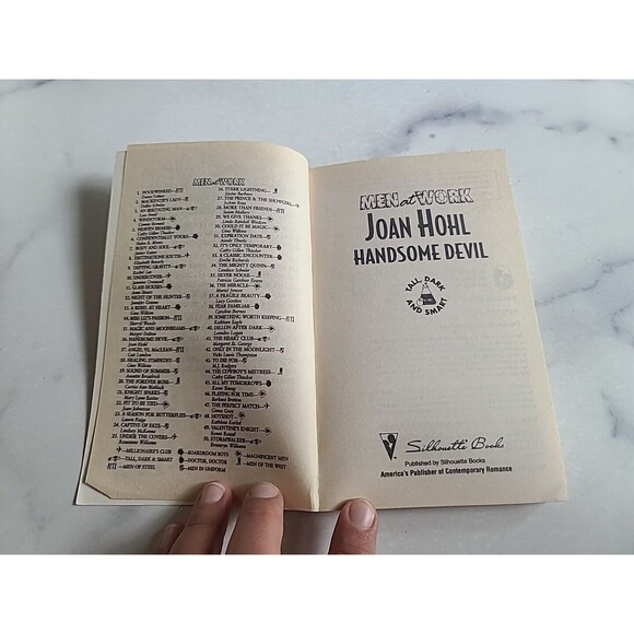 Men At Work Handsome Devil By Joan Hohl Paperback - Picture 3 of 10